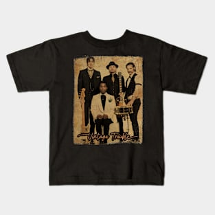 80s Classic Vintage Trouble Band Kids T-Shirt